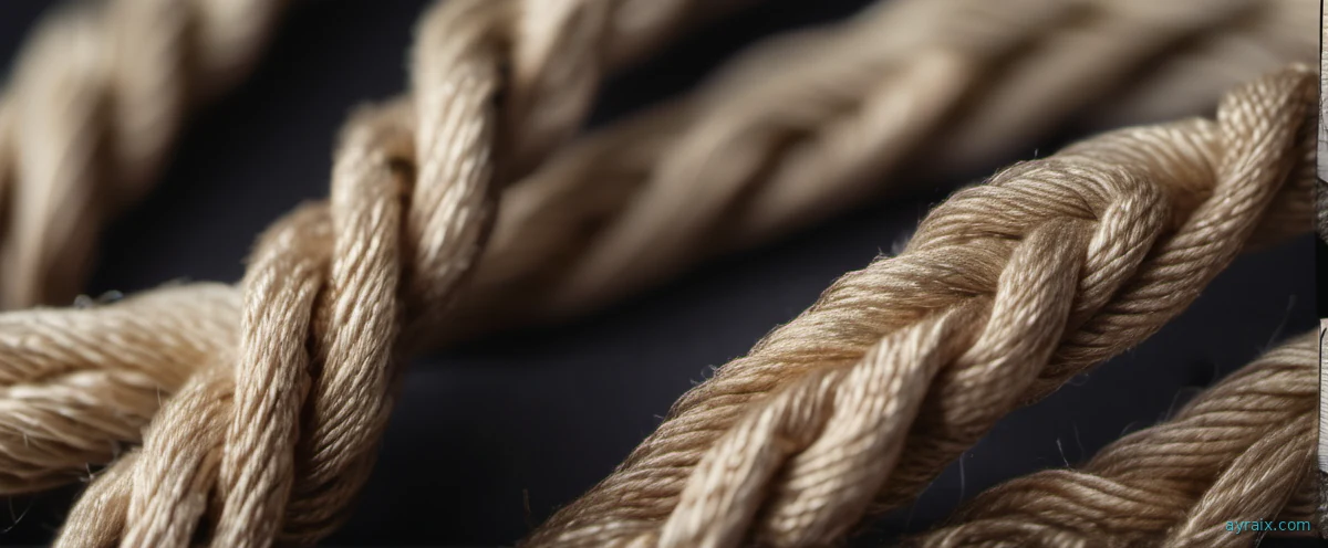 A loose thread unraveling a woven fabric, scope-creep metaphor.