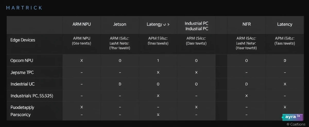 Edge device with on-device AI inference.