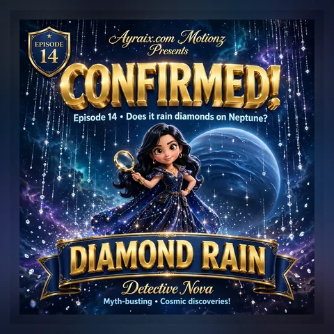 Episode 14 poster: Does It Really Rain Diamonds on Neptune?