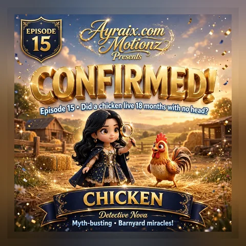 Episode 15 poster: Did a Chicken Really Live Without Its Head?