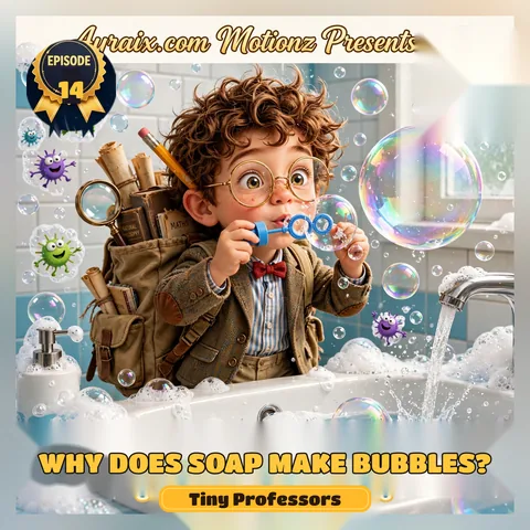 Episode 14 poster: Do Soap Bubbles Kill Germs?