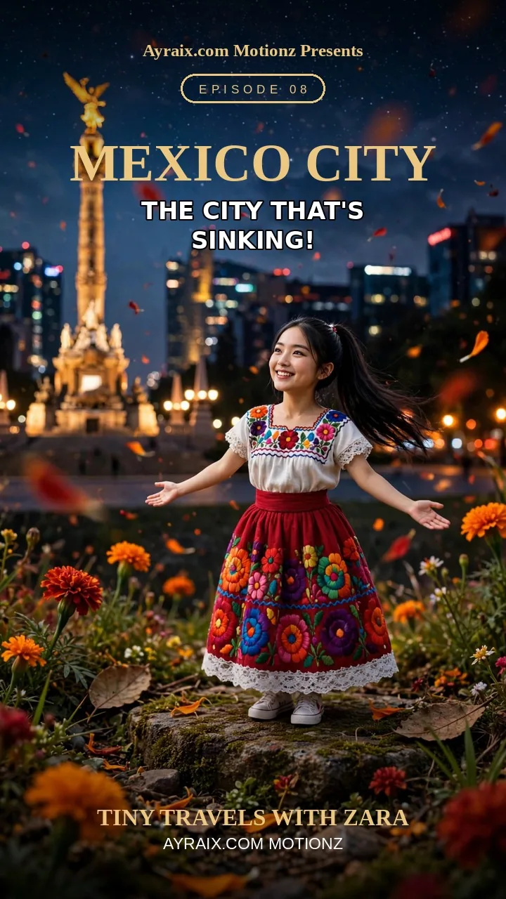 Tiny Travels with Zara Episode 8 poster: Mexico City, the city that's sinking