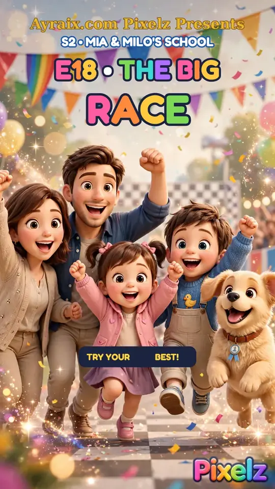 E18 The Big Race poster