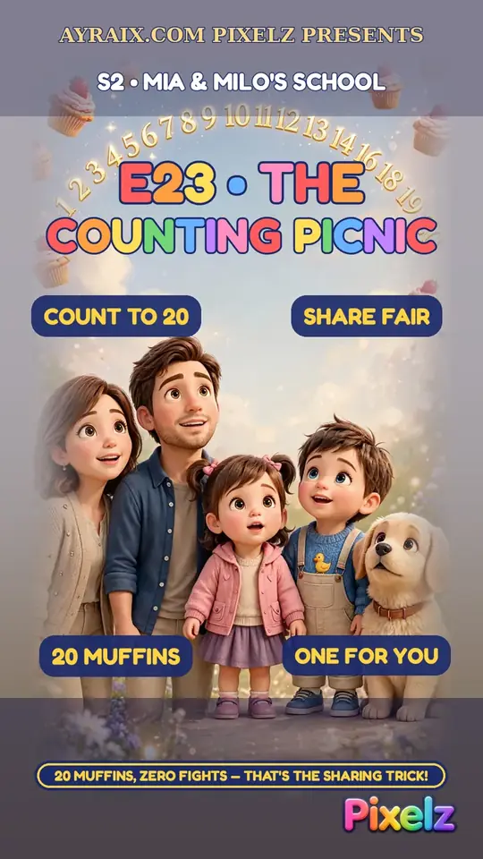 E23 The Counting Picnic poster