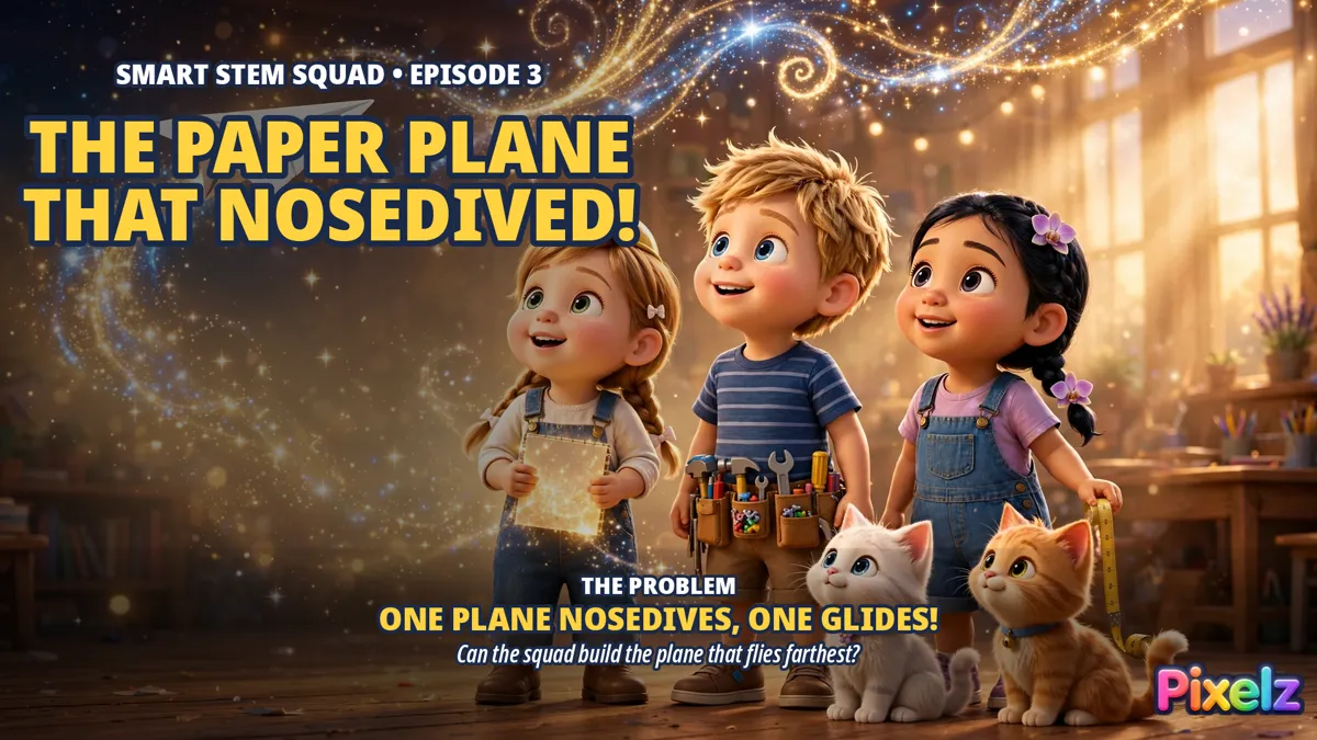 Episode 3 poster, The Paper Plane That Nosedived