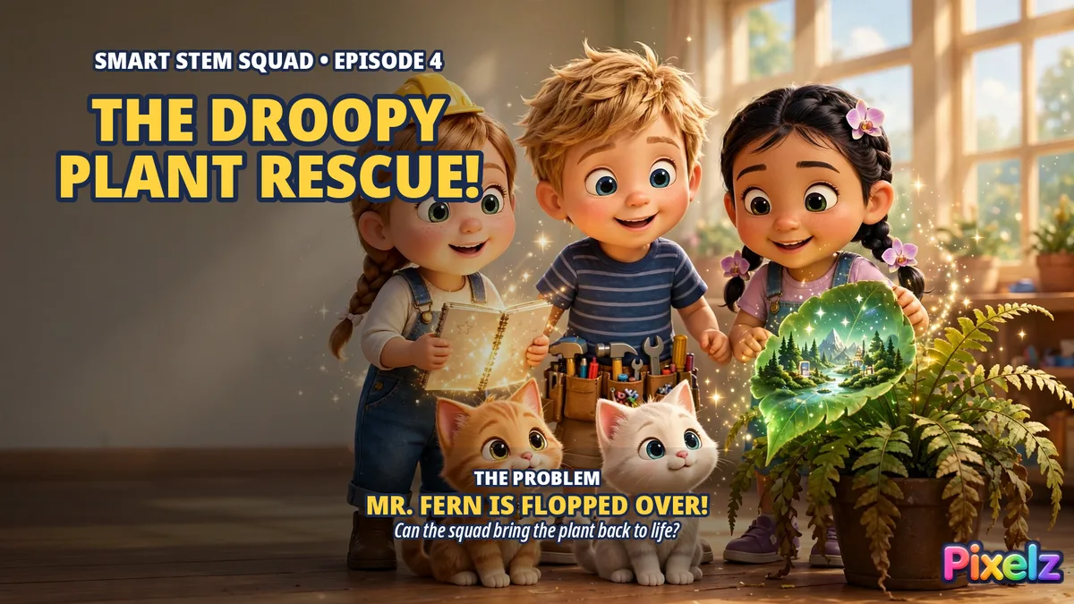 Episode 4 poster, The Droopy Plant Rescue